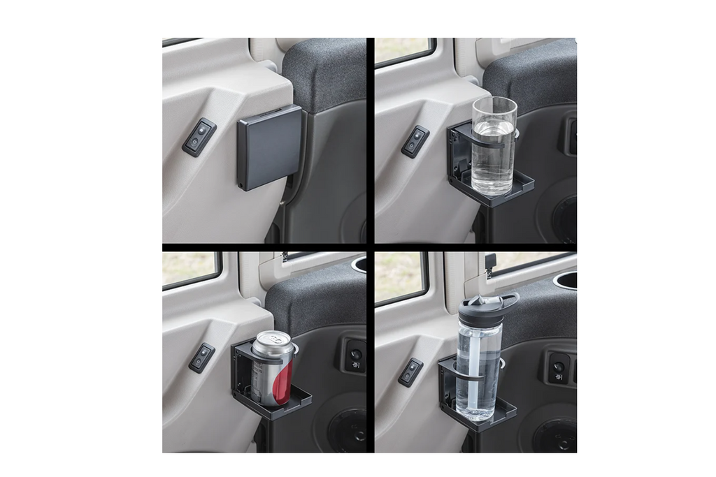 ProPlus 761474V01BK portabevande pieghevole per lattine e bottiglie con diametro da 58 a 98 mm
