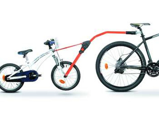 Trail Angel - barra di traino per bicicletta da bambino - rossa