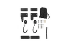 ProPlus 730915V01 gancio da soffitto per bicicletta, kayak e scaletta, portata 57 kg