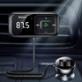 Trasmettitore FM BASEUS T tipo S-16 bluetooth 5.0 MP3 + caricabatterie da auto 2x USB