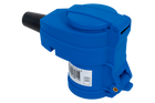 Spina angolata MANTES 2P+E CEE con presa aggiuntiva 16A 230V