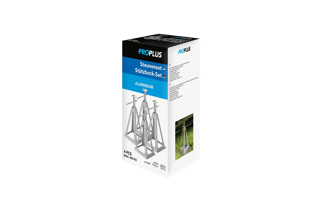 Set di quattro supporti estensibili ProPlus 360803 stabilizzatore per rimorchio da 3600 kg 430 mm