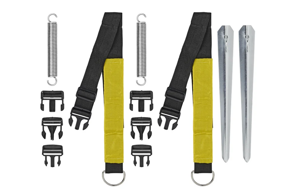 Set di due cinghie antivento ProPlus 361728 per tende da sole e verande 2x3m