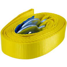 Fune di traino UNITRAILER con ganci, cinghia di traino 5m/50mm/6t gialla