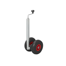 Ruota di supporto pneumatica ProPlus 341508, portata 300 kg, diametro 48 mm, altezza 660-870 mm.