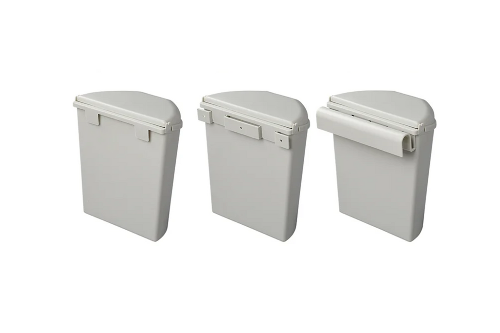 Pattumiera ProPlus 370402 con coperchio per roulotte e camper, 6 litri