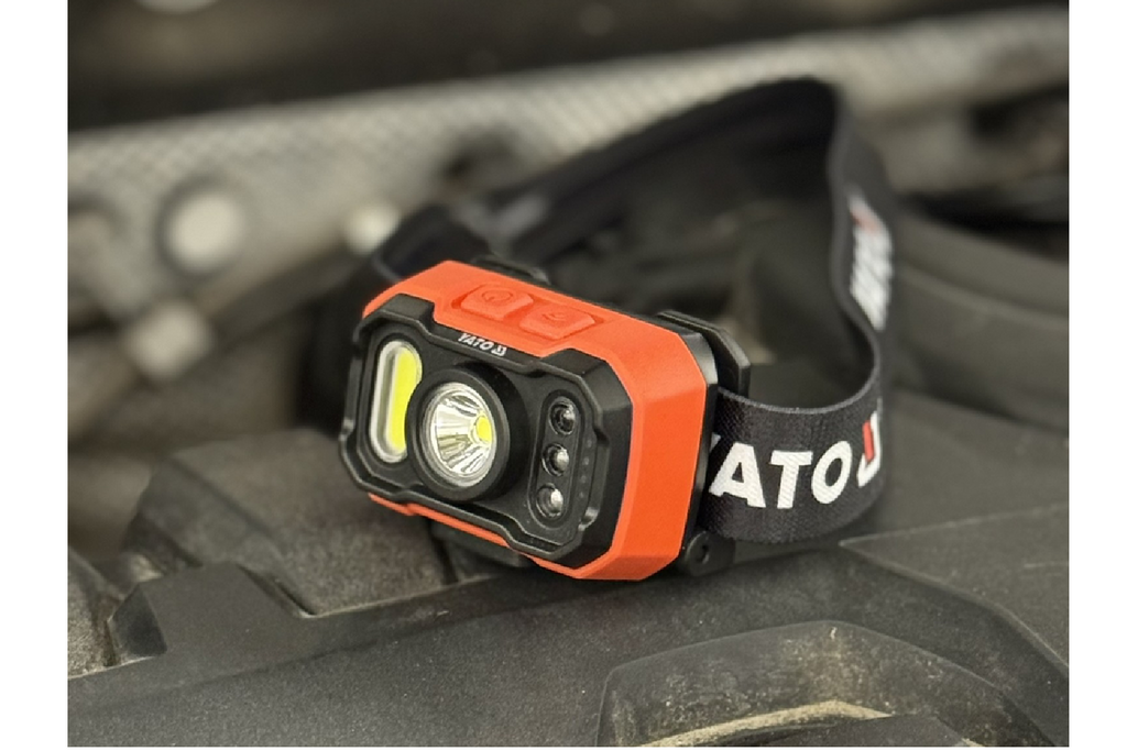 Lampada frontale a LED YATO YT-085942 con sensore di movimento, 1000 lm