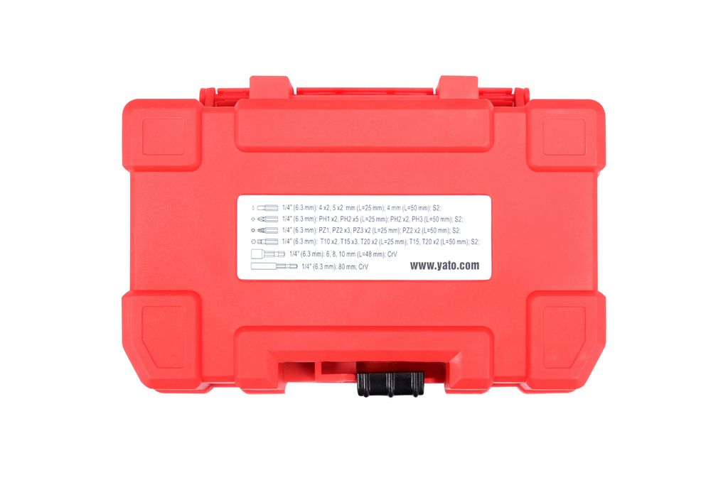 Set di punte per avvitatore a impulsi YATO YT-04616, 37 pezzi