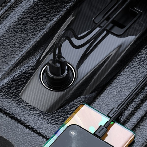 Trasmettitore FM BASEUS T tipo S-16 bluetooth 5.0 MP3 + caricabatterie da auto 2x USB
