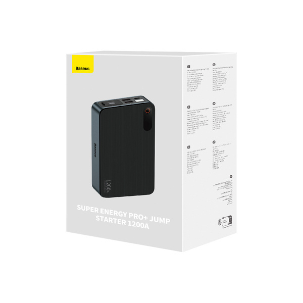 Avviatore di emergenza Power Bank BASEUS Super Energy Pro+ 12V 12000mAh 1200A + caricatore USB
