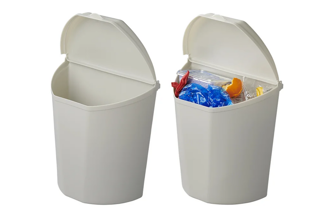 Pattumiera ProPlus 370402 con coperchio per roulotte e camper, 6 litri