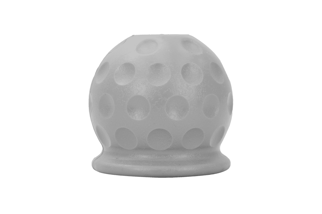 Copertura in gomma AL-KO per sfera di traino, colore argento.