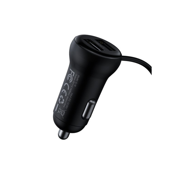 Trasmettitore FM BASEUS T tipo S-16 bluetooth 5.0 MP3 + caricabatterie da auto 2x USB