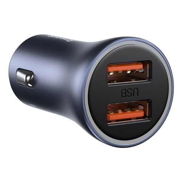 Set caricabatterie da auto BASEUS Golden Pro 2xUSB da 40W + cavo USB