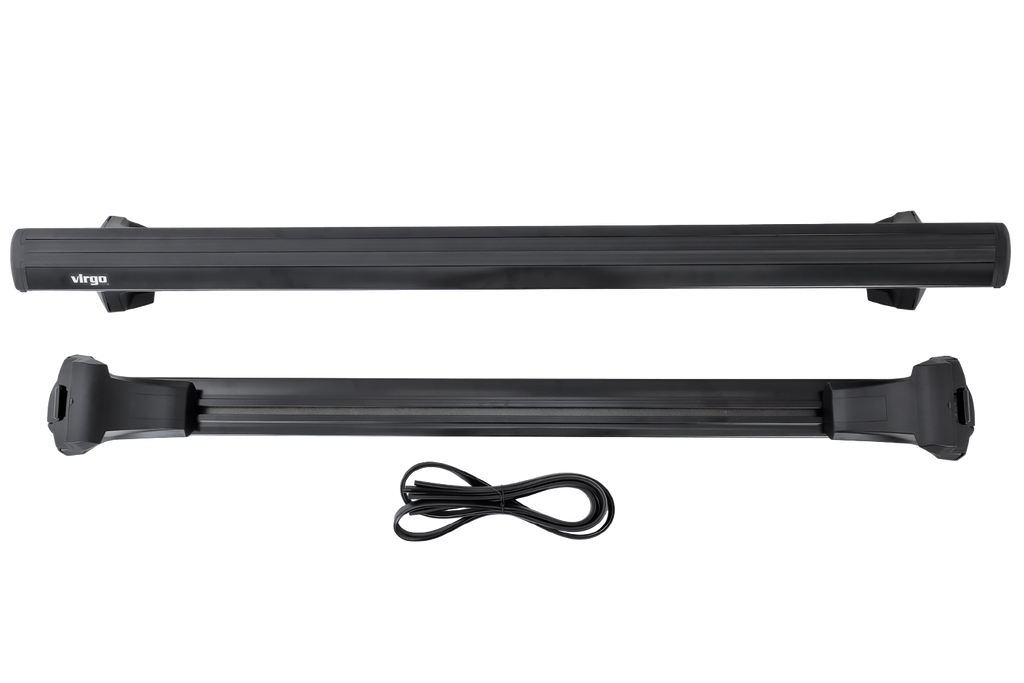 Portapacchi da tetto Inter Pack Virgo IR 120 (G2) con barre integrate (nero)