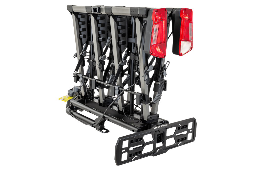 Inter Pack New Spider 4 - portabici da gancio traino per 4 biciclette