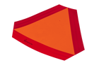 Adesivo riflettente HERMON, triangolo di segnalazione per veicoli a bassa velocità, 300x120 mm