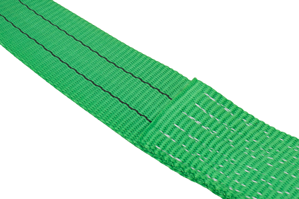 Cavo di traino con ganci HILLS, cinghia di traino 5 m/60 mm/6 t, verde
