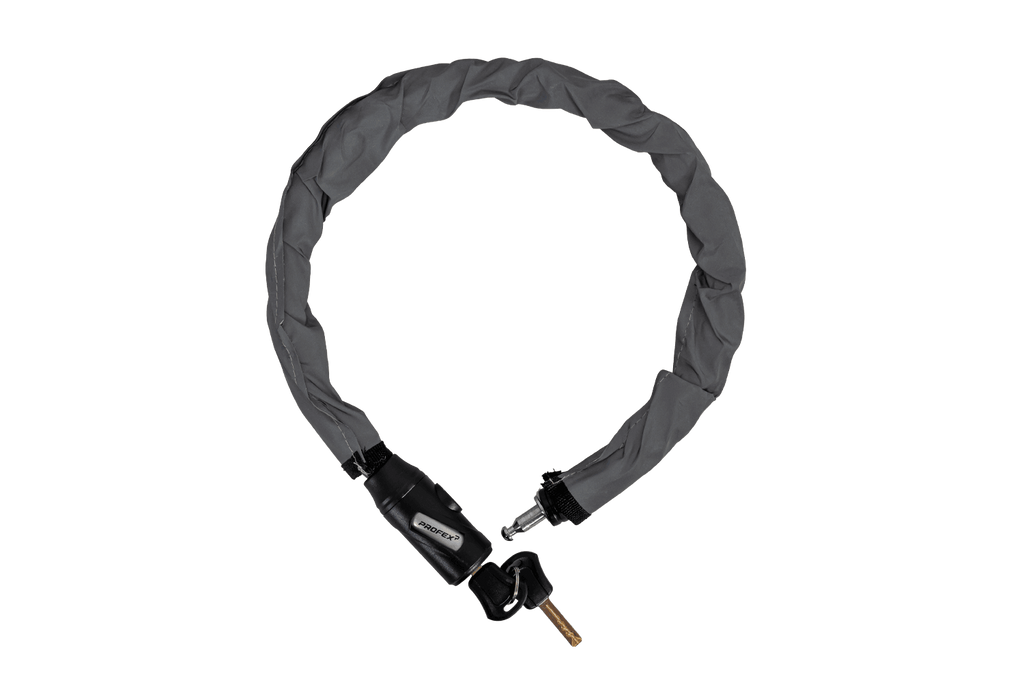 Lucchetto per bicicletta PROFEX Reflex con corazza in acciaio, lungo 70 cm. 