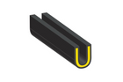 LAMPA Protezione perimetrale per porte, colore nero, 5 m