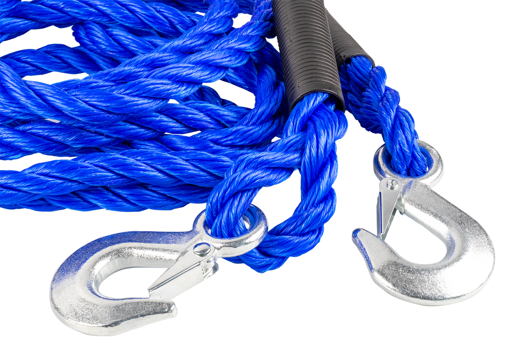 Cavo di traino con ganci LAMPA, cinghia di traino 4m/18mm/5t blu