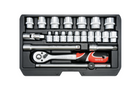 Set di utensili YATO YT-38561 da 3/8", 22 pezzi.