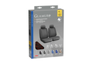 Set di coprisedili auto LAMPA Glamur neri, per i sedili anteriori