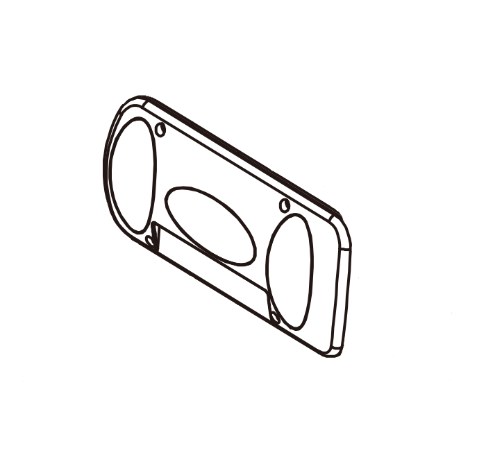 Paralume per piattaforma per bicicletta Inter Pack Quattro/Trio/Duo (a destra)