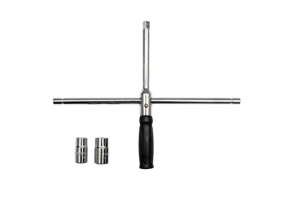 Chiave per dadi ruota auto pieghevole in custodia YATO YT-08035 bussole 17-23 mm