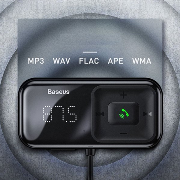 Trasmettitore FM BASEUS T tipo S-16 bluetooth 5.0 MP3 + caricabatterie da auto 2x USB