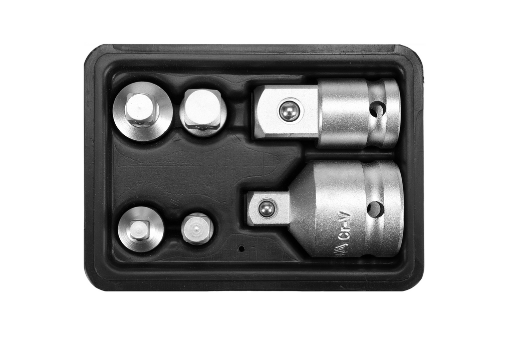 Set di riduzione YATO YT-10671 da 1/2" a 3/8", 6 pezzi.