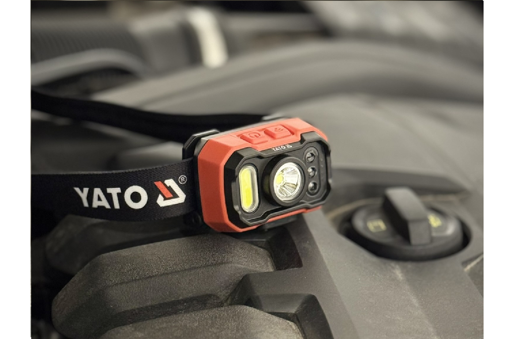 Lampada frontale a LED YATO YT-085942 con sensore di movimento, 1000 lm