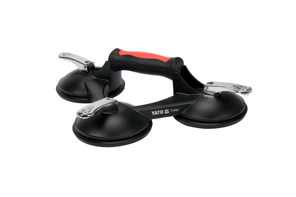 Portabicchiere YATO YT-37237 con tre ventose, diametro 125 mm, portata 190 kg.