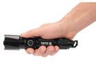 Torcia multifunzione a LED YATO YT-08559 da 900 lm, power bank, apribottiglie, martello di emergenza