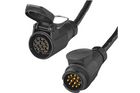 Cavo di prolunga per rimorchio ProPlus 343528, spina/presa a 13 pin, 5 m
