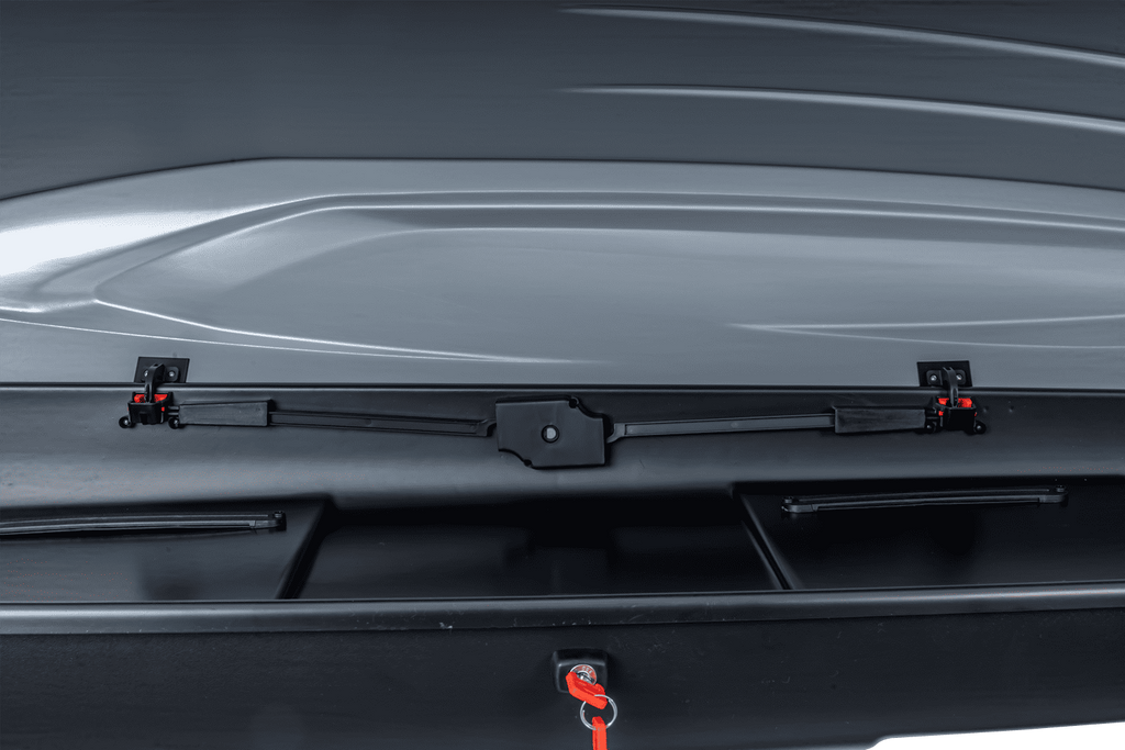 Box da tetto Inter Pack Stella 480 in kevlar argento (flexi fit G2)