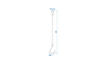 Set di quattro cavi di sicurezza con ganci ProPlus 342130S, lunghezza 285 mm