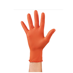 Guanti da officina LAMPA X-Strong XL in nitrile, confezione da 50 pezzi.