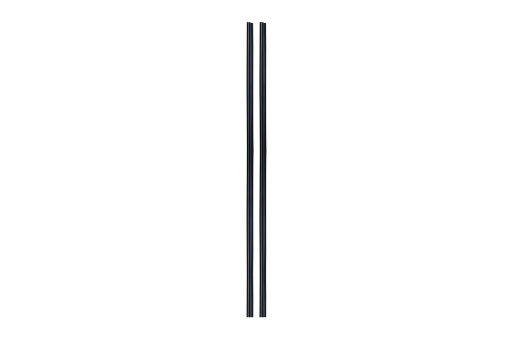 Strisce protettive per bordi porta LAMPA Contour, 2 pezzi, nere.