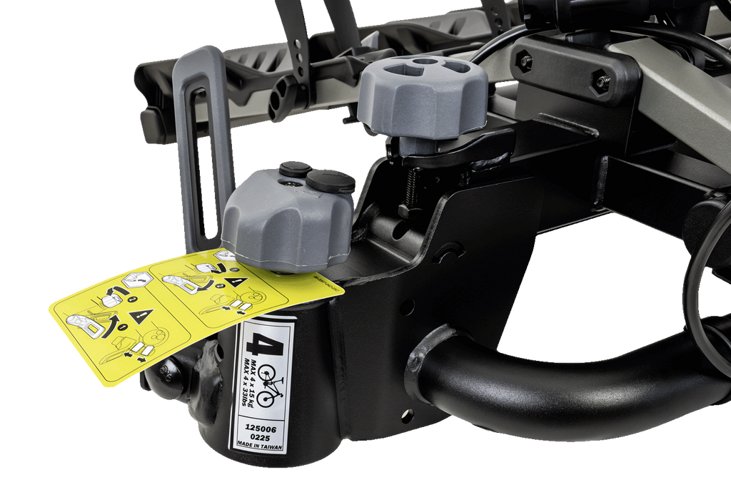 Inter Pack New Spider 4 - portabici da gancio traino per 4 biciclette
