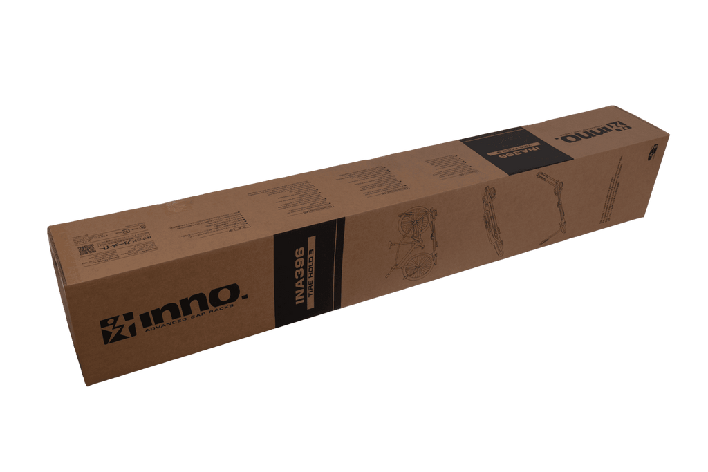 INNO INA396 Portabici da tetto per 3 biciclette, da montare sulle ruote