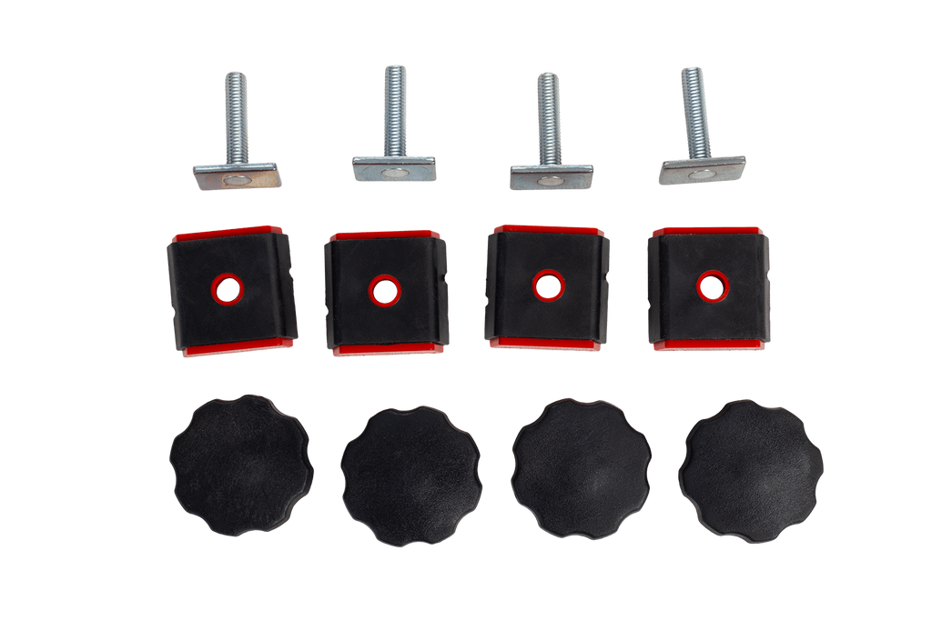 Profilo a T MF (scanalature) - adattatore per travi con scanalatura a T - Inter Pack Traxer, Carver, Zenith