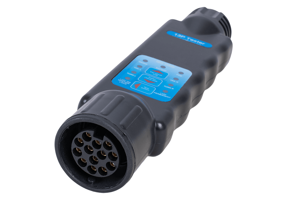 Tester per prese di corrente per rimorchi a 13 pin