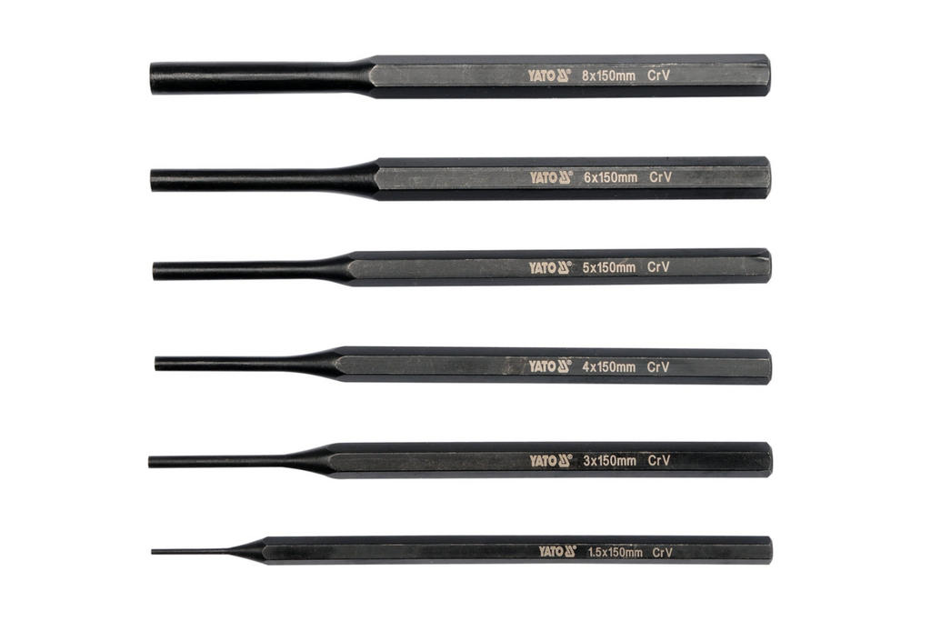 Set di 6 punzoni paralleli YATO YT-47121