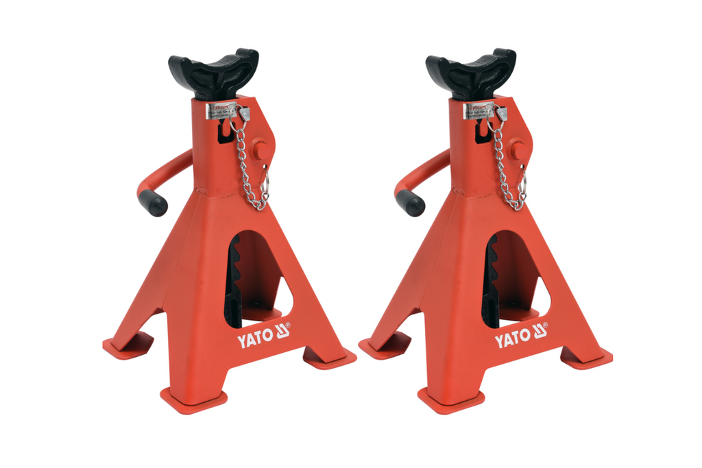 Set di due cavalletti per auto YATO YT-17310, 2 tonnellate.