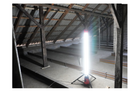 Tubo LED da officina YATO YT-08496, rotazione a 360°, 7500 lm