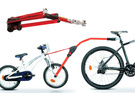 Trail Angel - barra di traino per bicicletta da bambino - rossa