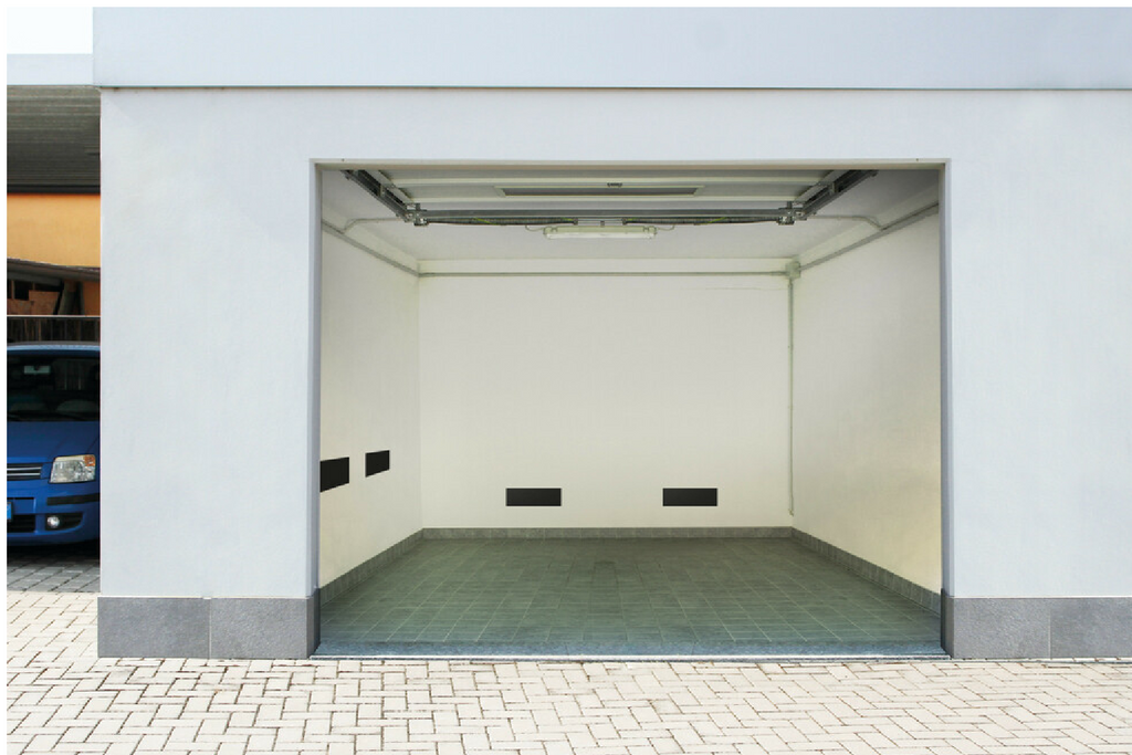 Set di quattro pannelli protettivi da parete per il garage LAMPA Premium, 40x15 cm.