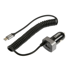 Caricabatterie da auto LAMP USB Type-C, presa accendisigari 12/24V
