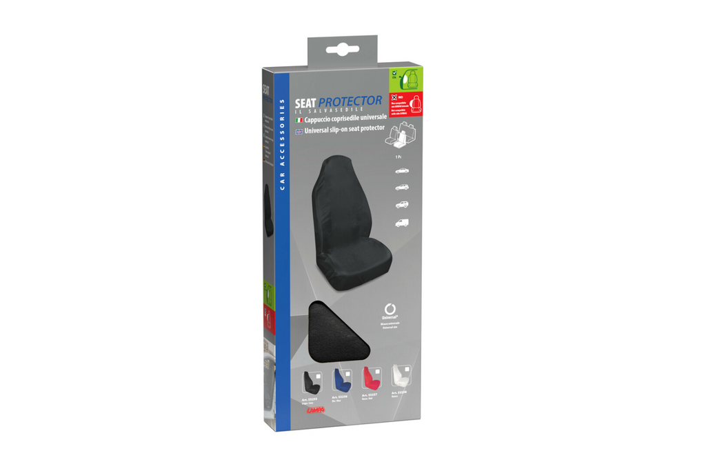 Coprisedile per auto LAMPA 53255, nero, per il sedile anteriore